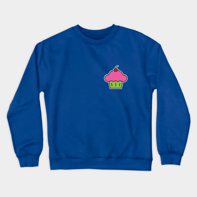 Cute Cupcake Crewneck Sweatshirt by SolarSailor